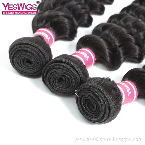 100 Real Unprocessed Raw Indian Deep Wave Virgin Hair Cuticle Aligned Remy Bundles Wholesale Mink Human Hair Extension Deep Wave
